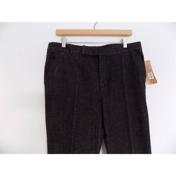 Ralph Lauren Jeans Co. black denim jeans size 12 NWT - Picture 2 of 5